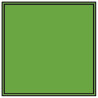 Kontrolka bez symbolu čtvercová, zelená
