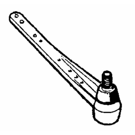 Kloub žací lišty CASE, orig. číslo ND: D39685 s prodloužením